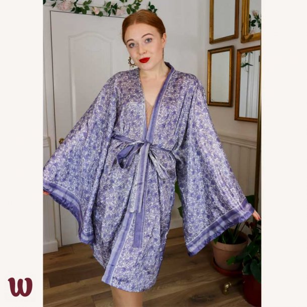 Light Purple Floral Kimono | S-XXL - Catalog - Wonderlocks